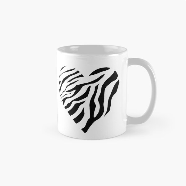 Item preview, zebra heart designed and sold by Audrey Janvier | AJD.
