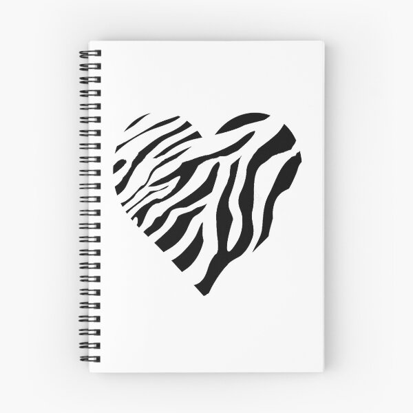 Item preview, zebra heart designed and sold by Audrey Janvier | AJD.