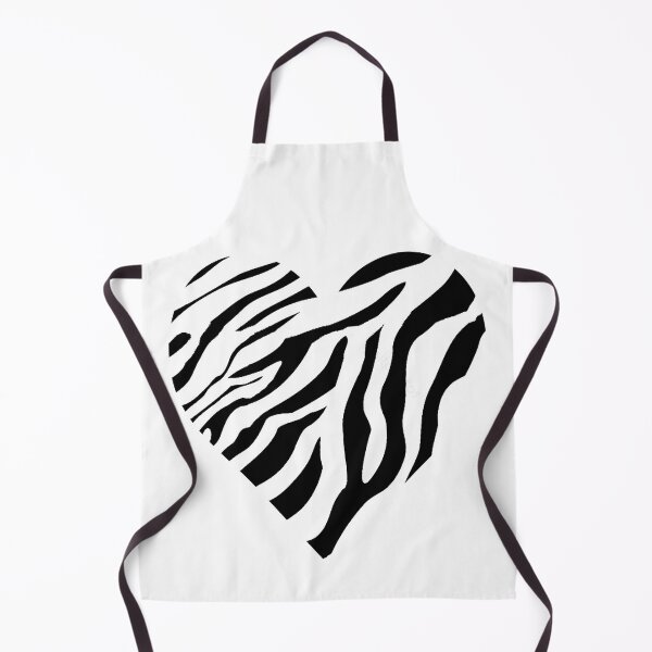Item preview, zebra heart designed and sold by Audrey Janvier | AJD.