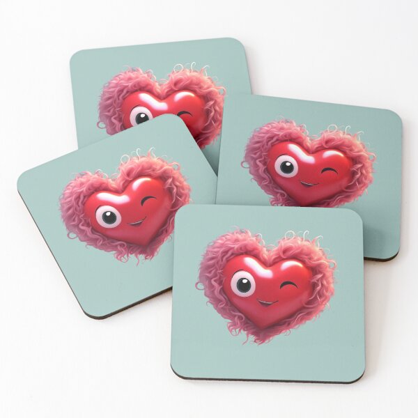 Item preview, Cute Fuzzy Pink Heart  designed and sold by Digiheart.