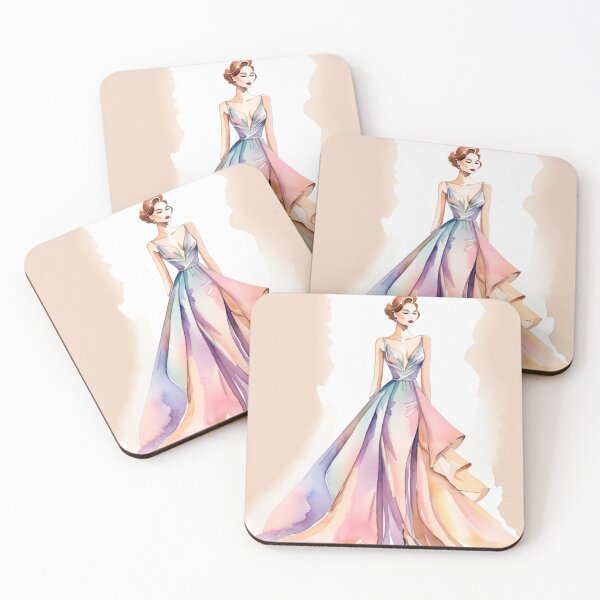 Item preview, Watercolor Fashion - Classy and elegant evening gown 1 designed and sold by FantaDesign.