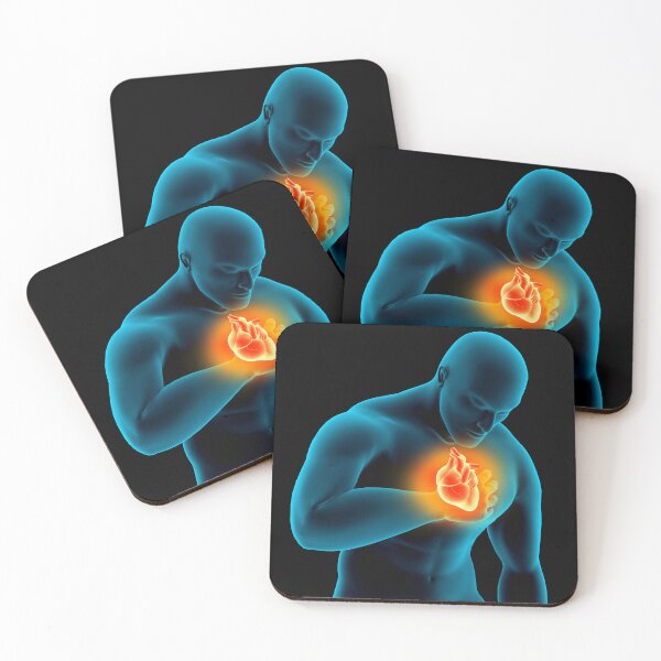 Item preview, STK701405H-Medical illustration of a heart attack. designed and sold by StocktrekImages.