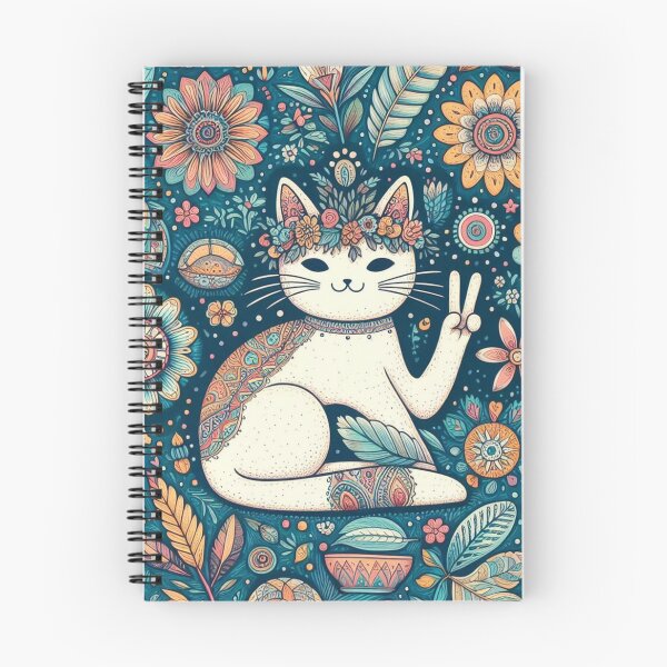 Item preview, hippi cat designed and sold by Greydate.