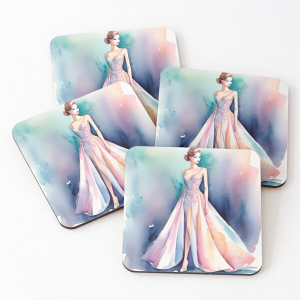 Item preview, Watercolor Fashion - Classy and elegant evening gown 2 designed and sold by FantaDesign.