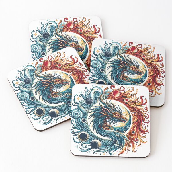 Aperçu de l'œuvre T-shirt cool au design de dragon créée et vendue par crea8iveway.