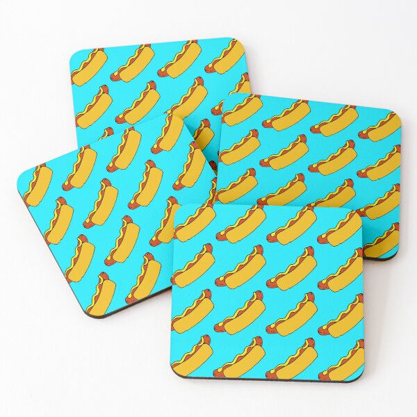 Item preview, Hot Dogs Pattern designed and sold by HotHibiscus.
