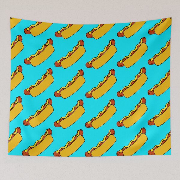 Item preview, Hot Dogs Pattern designed and sold by HotHibiscus.
