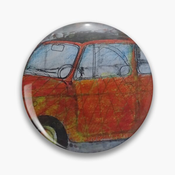 Item preview, Fiat 500 yellow and orange designed and sold by walterfest.