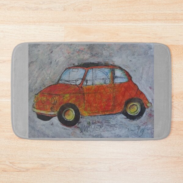 Item preview, Fiat 500 yellow and orange designed and sold by walterfest.