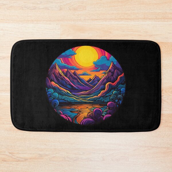 Item preview, Fantasy Landscape - Sunrise Over Mountains designed and sold by Fantasy Masterpiece.
