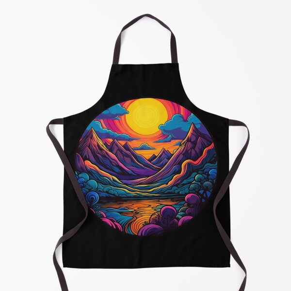 Item preview, Fantasy Landscape - Sunrise Over Mountains designed and sold by Fantasy Masterpiece.