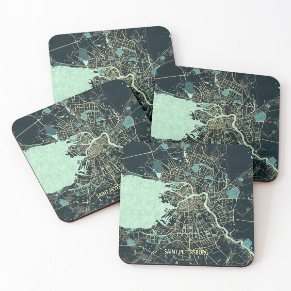 Item preview, Saint Petersburg City Map of Russia - Summer designed and sold by deMAP.
