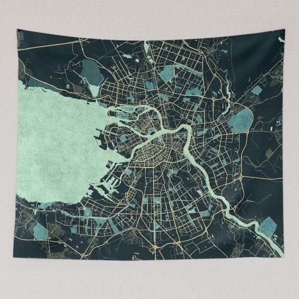 Item preview, Saint Petersburg City Map of Russia - Summer designed and sold by deMAP.