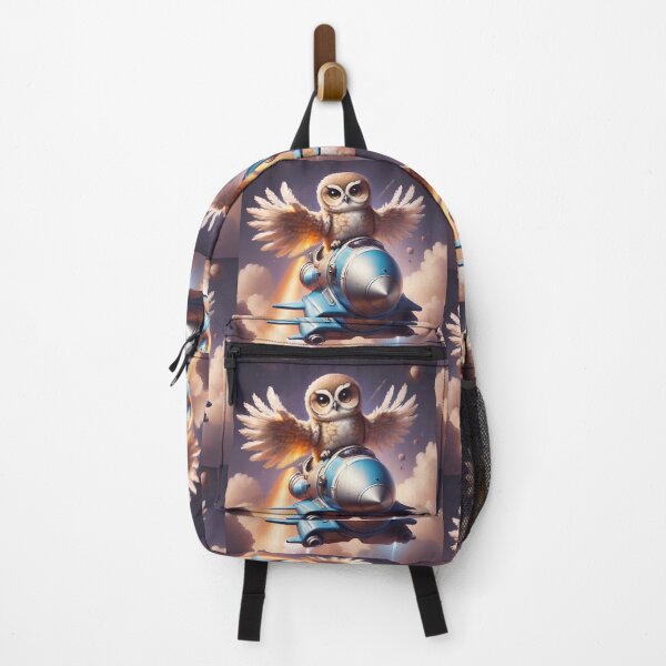 Item preview, Owl Astronaut riding rocket on the space designed and sold by BotunPeony.