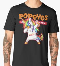 Unicorn Dabbing - Popeyes Louisiana Kitchen Men's Premium T-Shirt