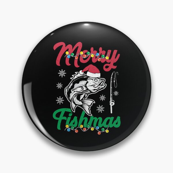 Item preview,  Merry Fishmas Ugly Christmas Sweater Funny Fishing designed and sold by Smix Pixels.