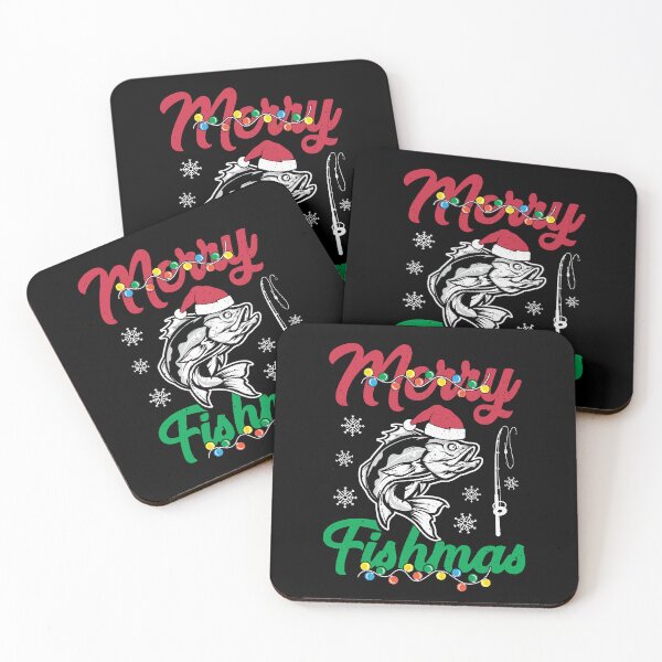 Item preview,  Merry Fishmas Ugly Christmas Sweater Funny Fishing designed and sold by Smix Pixels.
