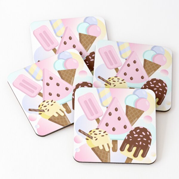 Item preview, cute cartoon ice cream designed and sold by AlenikArt.