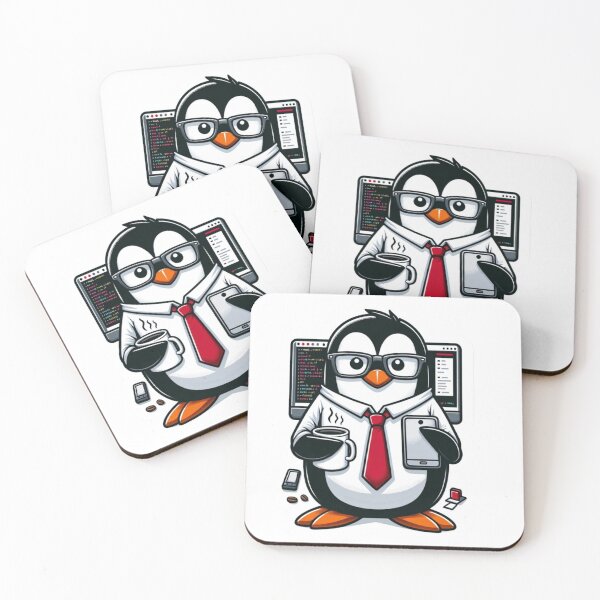 Item preview, Code Commander: The Penguin Programmer designed and sold by pixeldigger.
