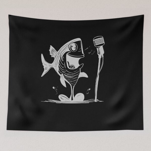 Item preview, Trout Fishing Singer designed and sold by Crea-mood.