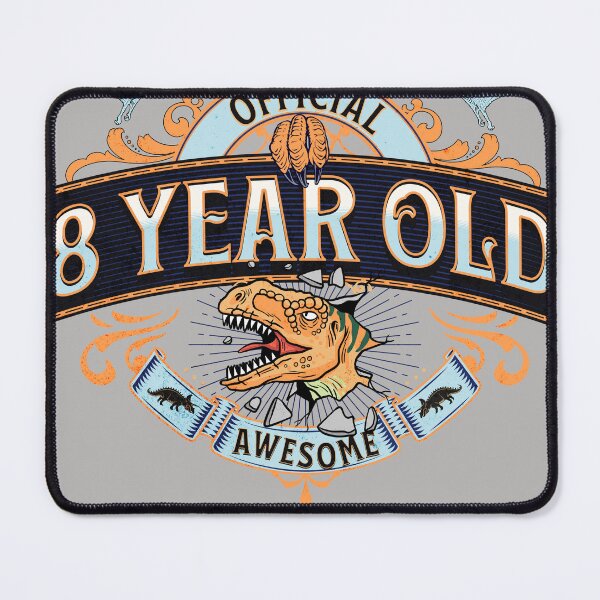 Item preview, Official 8 Year Old Birthday - Jurassic Dinosaur Party designed and sold by SilverWingInc.