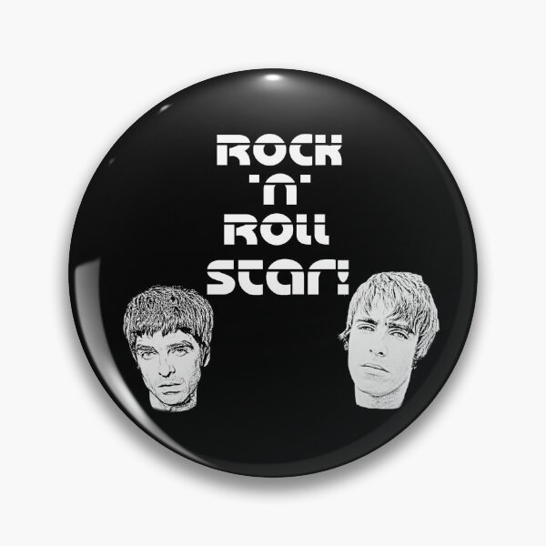 Item preview, Rock n Roll Star Oasis White Vertical Art Drawing Print designed and sold by Printopia-.
