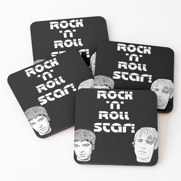 Item preview, Rock n Roll Star Oasis White Vertical Art Drawing Print designed and sold by Printopia-.