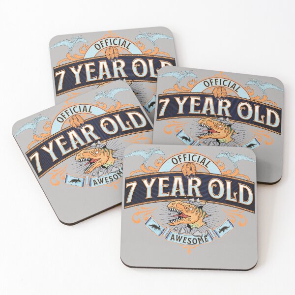 Item preview, Official 7 Year Old Birthday - Jurassic Dinosaur Party designed and sold by SilverWingInc.