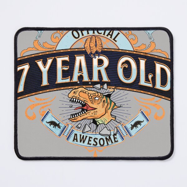Item preview, Official 7 Year Old Birthday - Jurassic Dinosaur Party designed and sold by SilverWingInc.