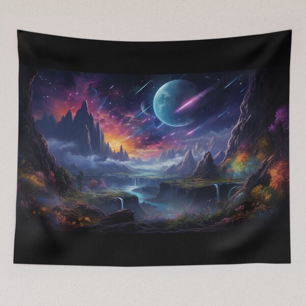 Item preview, Fantasy Landscape - Epic Meteor Shower designed and sold by Fantasy Masterpiece.