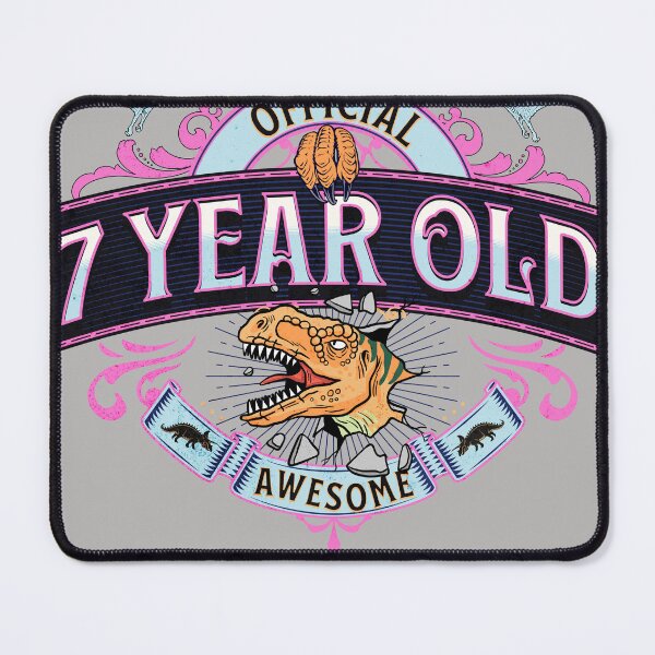 Item preview, Official 7 Year Old Birthday - Jurassic Dinosaur Party designed and sold by SilverWingInc.