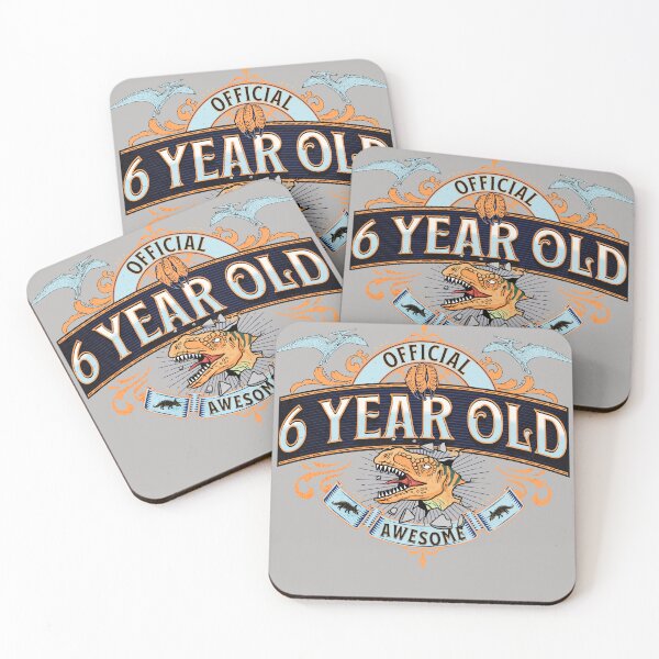 Item preview, Official 6 Year Old Birthday - Jurassic Dinosaur Party designed and sold by SilverWingInc.