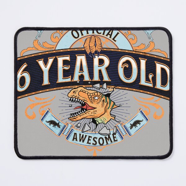 Item preview, Official 6 Year Old Birthday - Jurassic Dinosaur Party designed and sold by SilverWingInc.