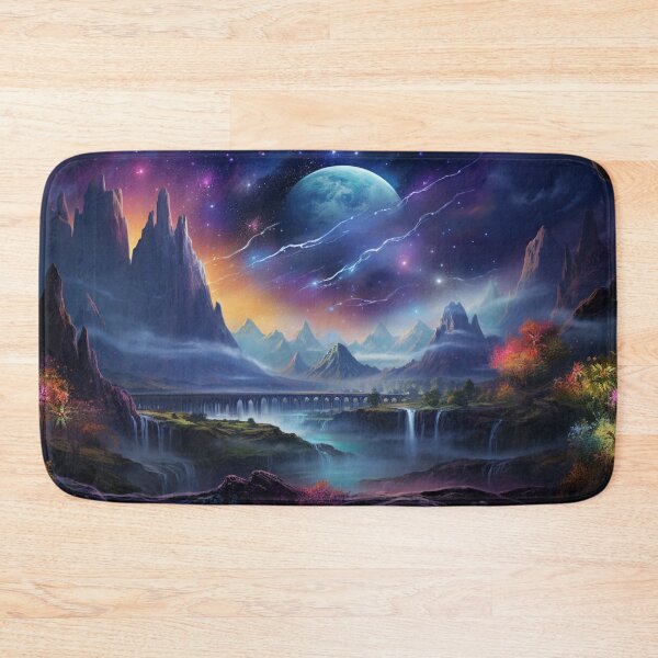 Item preview, Fantasy Landscape - Electric Sky designed and sold by Fantasy Masterpiece.