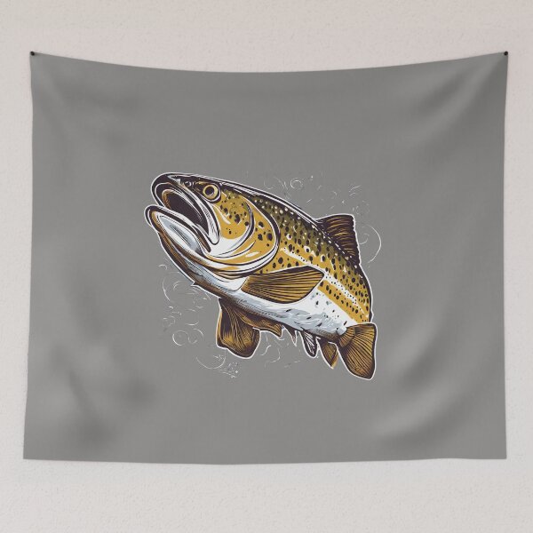 Item preview,  Trout Fishing designed and sold by Crea-mood.