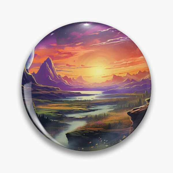 Item preview, Fantasy Landscape - Planetary Sky designed and sold by Fantasy Masterpiece.