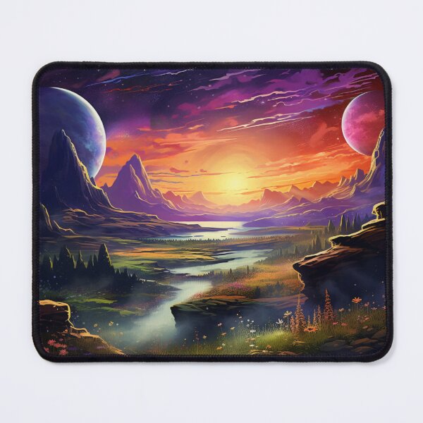 Item preview, Fantasy Landscape - Planetary Sky designed and sold by Fantasy Masterpiece.