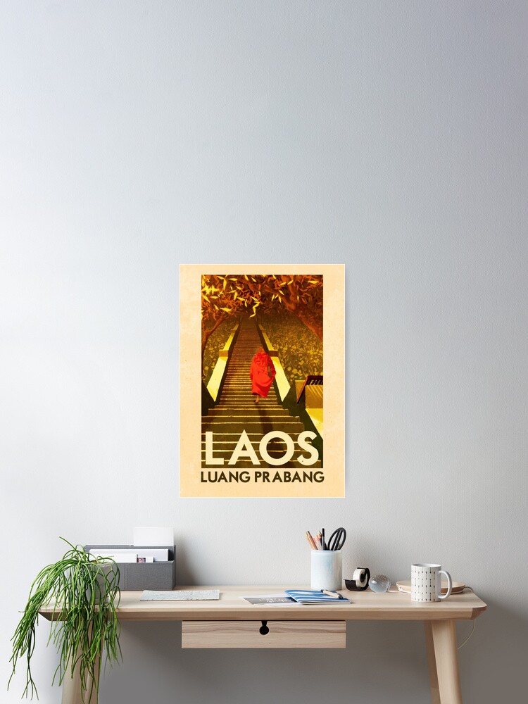 Thumbnail 1 of 3, Poster, Travel Posters - Luang Prabang Laos designed and sold by ruiricardo.