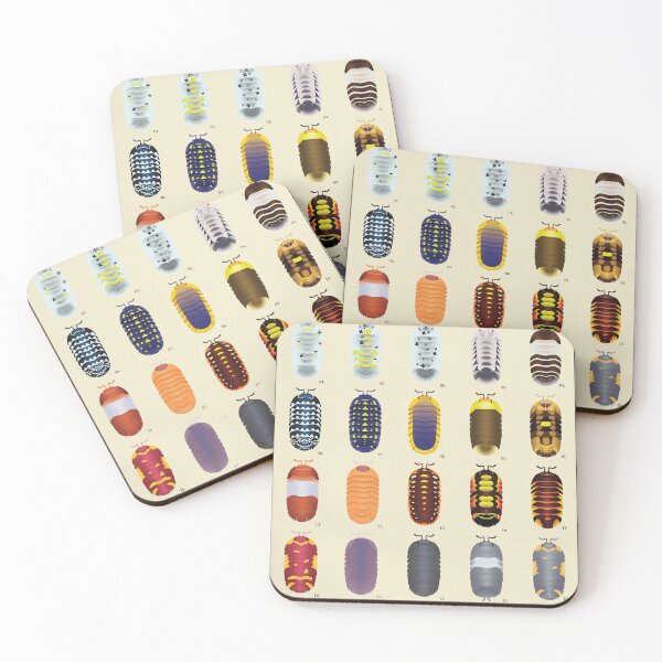 Item preview, Isopod Color Chart designed and sold by SamDaytonArt.