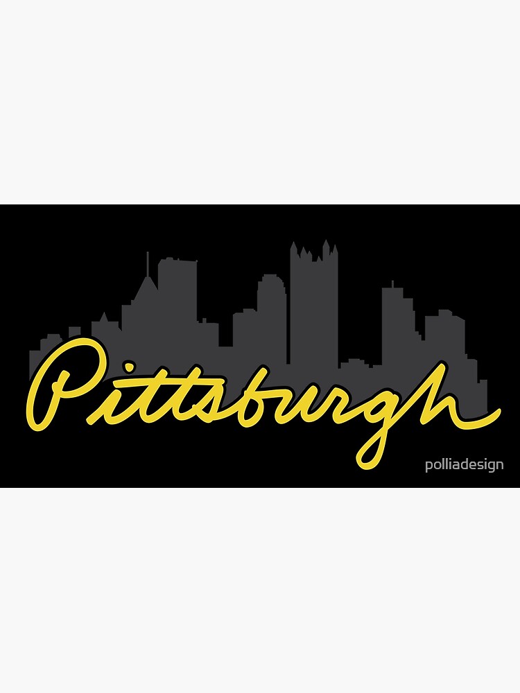  Pittsburgh Baseball Cityscape Distressed Novelty