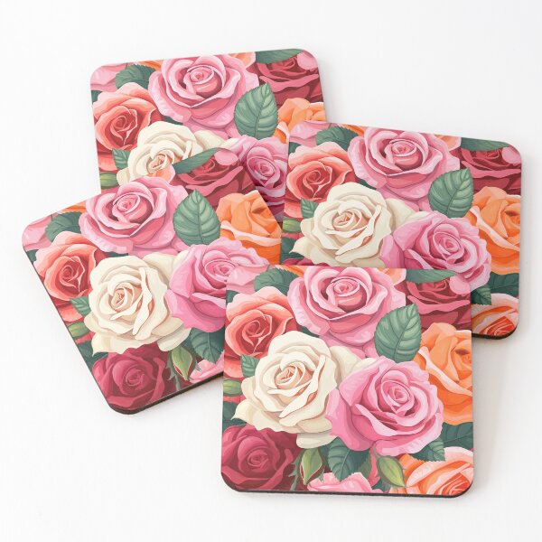 Item preview, Radiant Roses: A Vibrant Floral Symphony designed and sold by digitalvintage.
