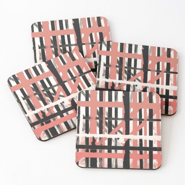 Item preview, Horizon Blush Tribal Mud Cloth Stripe Pattern by Bossy Cat Home designed and sold by BossyCatHome.