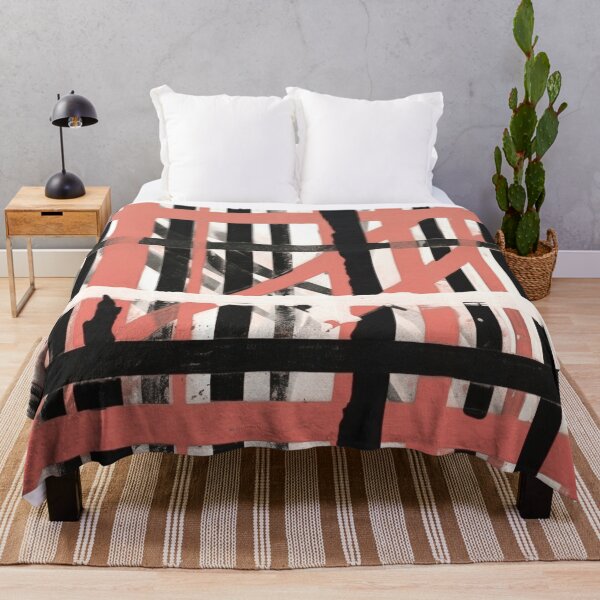 Item preview, Horizon Blush Tribal Mud Cloth Stripe Pattern by Bossy Cat Home designed and sold by BossyCatHome.