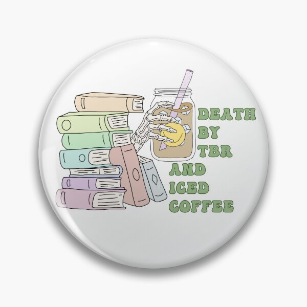 Item preview, Death by TBR bookish sticker designed and sold by kbwilson86.