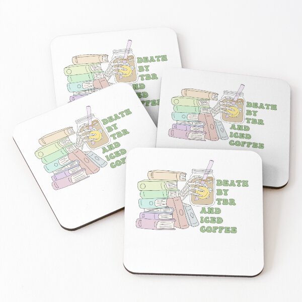 Item preview, Death by TBR bookish sticker designed and sold by kbwilson86.