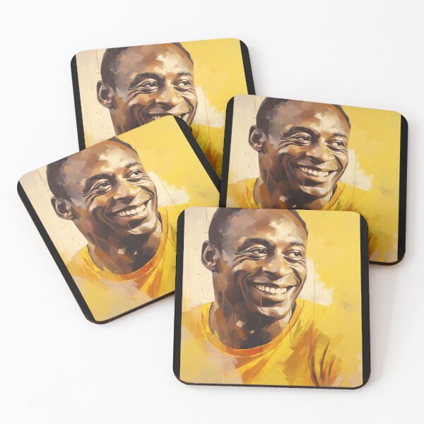 Item preview, Pele Brazil Portrait designed and sold by ReverseWorld.
