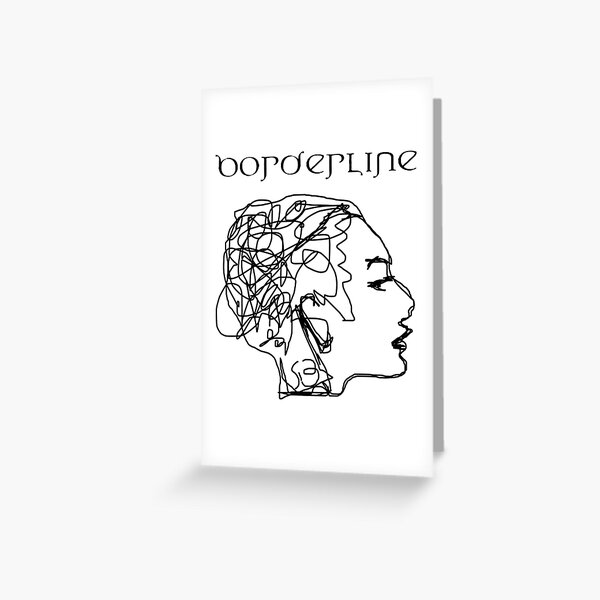 borderline Greeting Card