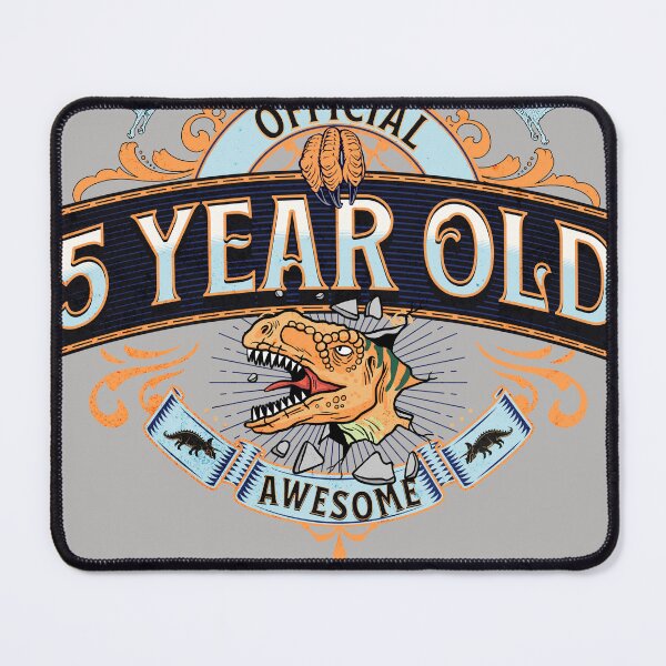 Item preview, Official 5 Year Old Birthday - Jurassic Dinosaur Party designed and sold by SilverWingInc.
