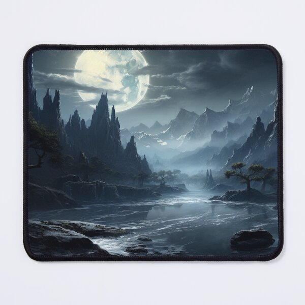 Item preview, Dark Fantasy Landscape - Lonely World designed and sold by Fantasy Masterpiece.