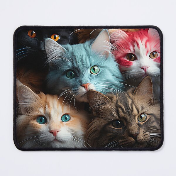 Item preview, Cute Kawaii Adorable Cats - Surreal Vivid Colored Sweet Cats 16 designed and sold by MadeByRobots.